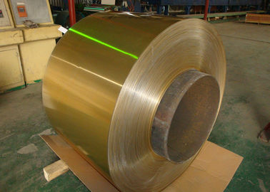 알루미늄 코일의 에어 컨디셔너 친수성 입히는 목록 0.06-0.2mm 황금 1100, 3003, 3102, 8011