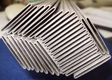 콘덴서를 위한 HF 용접 알루미늄 내밀린 단면도 선반 완성되는 관