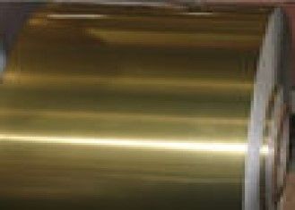 에어컨을 위한 산업적 알루미늄 호일 코일을 코팅하는 에폭시 금빛 컬러