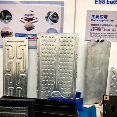 품질 Aluminum Liquid Cooling Plate 3003 Stamped Brazed For EV Battery Pack Thermal Management 공장